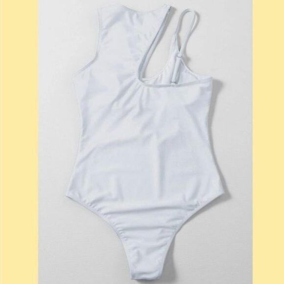 Dainty NYC Greek Goddess One Piece Swimsuit in White - Picture 3 of 5